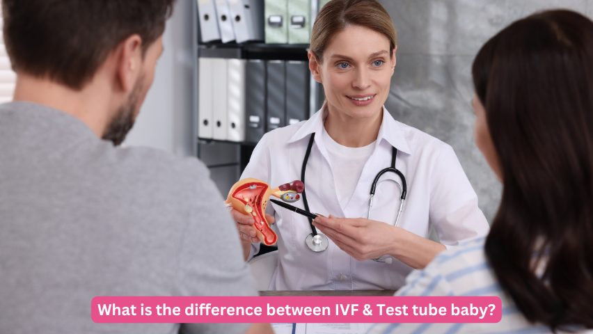 What is the difference between IVF & Test tube baby?